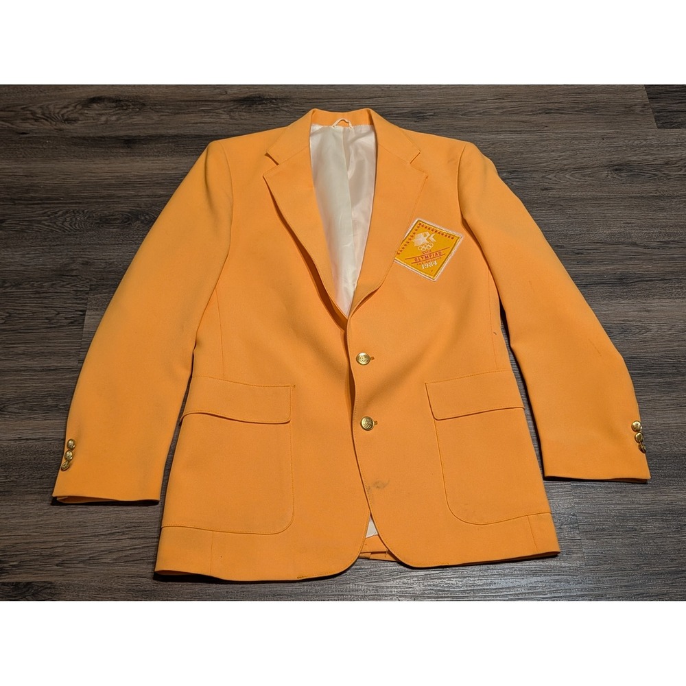 Vintage Levis 1984 Los Angeles Olympic Games Official Staff Uniform Blazer 40R